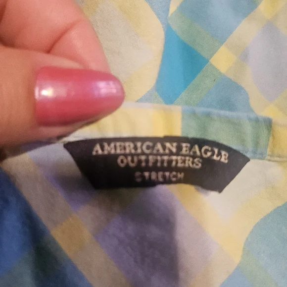 American Eagle Plaid Pencil Skirt - Picture 6 of 7
